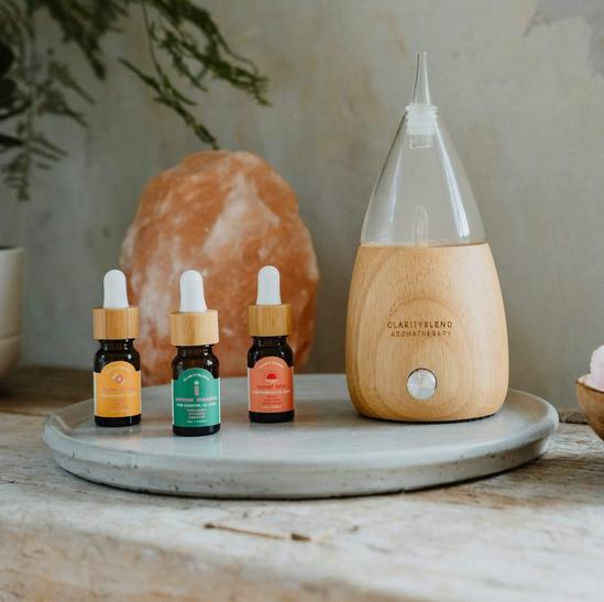 Clarity Blend Nebulising Aromatherapy Essential Oil Diffuser Kit 1