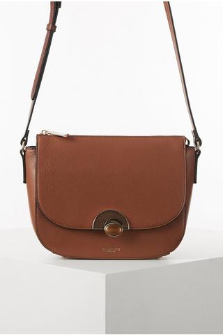 Ted Baker Clarria Leather Cross-body Bag In Grey
