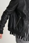Barneys Originals Leather Bomber Jacket thumbnail 2
