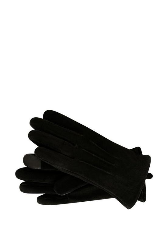 Barneys Originals Touch Screen Suede Gloves 1