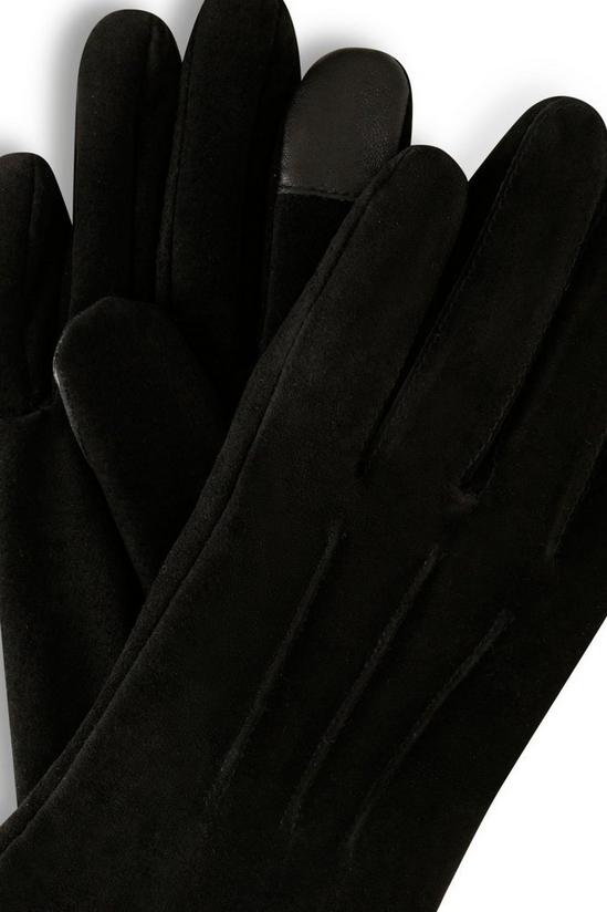 Barneys Originals Touch Screen Suede Gloves 2