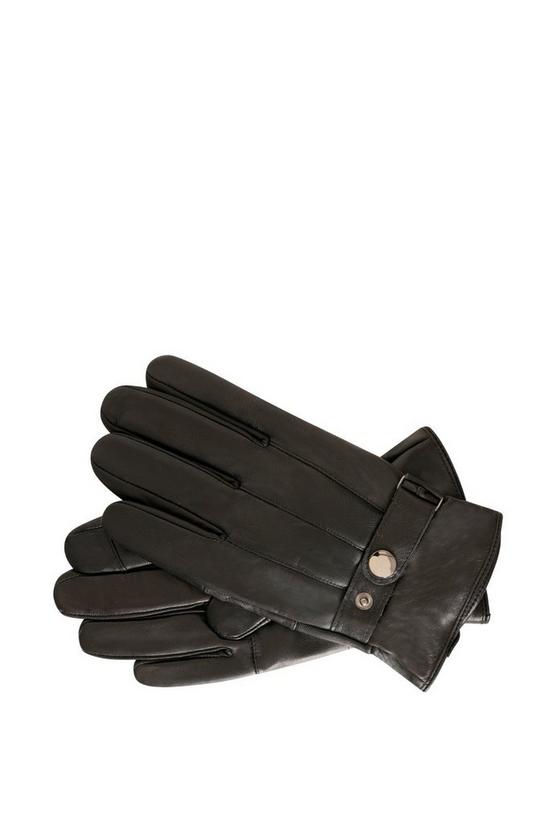 Barneys Originals Adjustable Cuff Leather Gloves 1