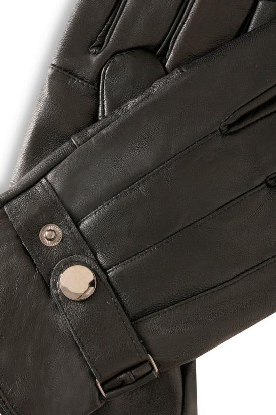 Barneys Originals Adjustable Cuff Leather Gloves 2