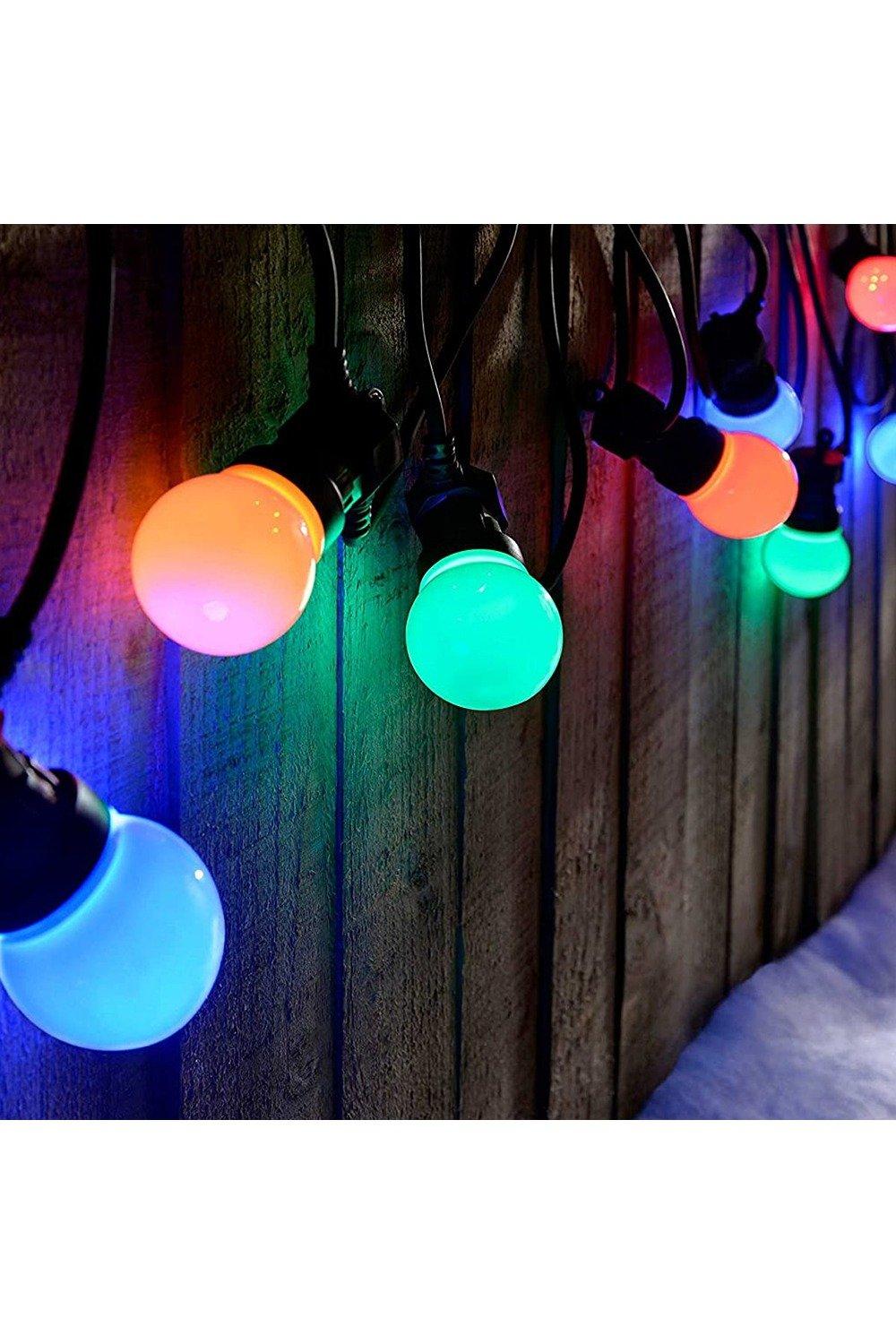 'Daphne'  Coloured LED Festoon Outdoor String Lights