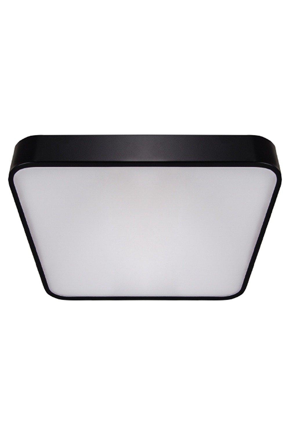 'Luna' Black Round Ceiling Wall Light Surface Mount 48W