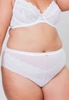 Oola Lingerie Lace and Logo High Waist Knicker thumbnail 1