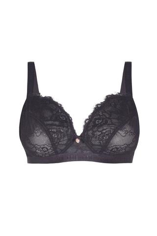 Buy OOLA LINGERIE Lace & Logo Non Padded Underwired Bra 38G, Bras