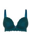 Oola Lingerie Tonal Lace Underwired Padded Plunge Bra thumbnail 5