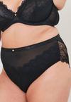 Oola Lingerie Lace and Logo High Waist Knicker thumbnail 1