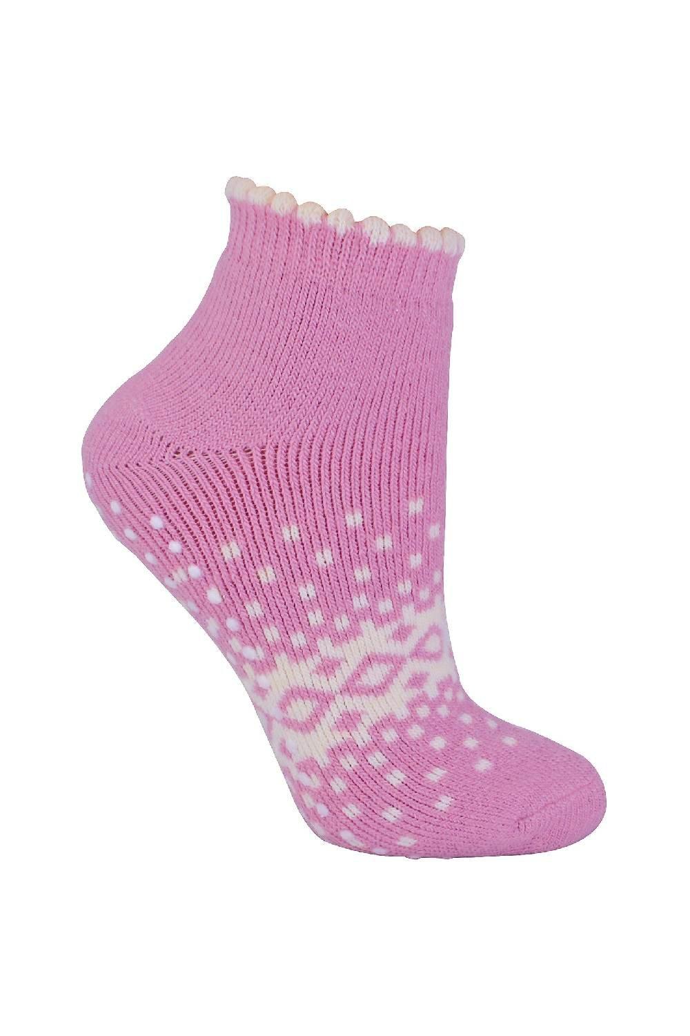 Thermal Low Cut Wool Non Slip Ankle Slipper Socks