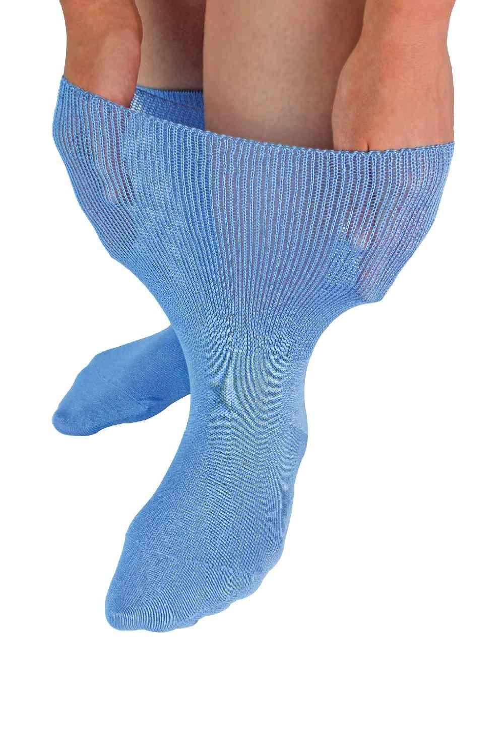 Extra Wide Bamboo Oedema Diabetic Socks for Swollen Feet & Ankles