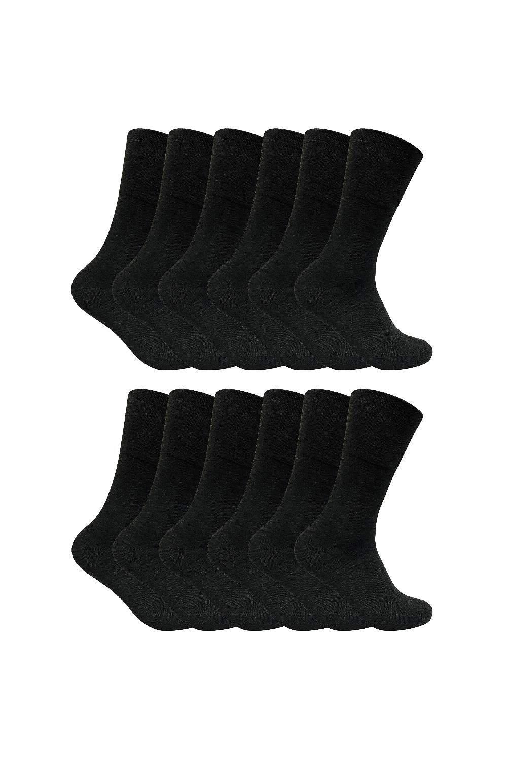 12 Pairs Thermal Diabetic Socks - Extra Wide Diabetic Socks
