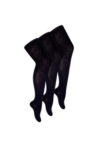  Girls School Tights Super Soft Cotton Rich Back 2 School Ages 3  to 12: Clothing, Shoes & Jewelry