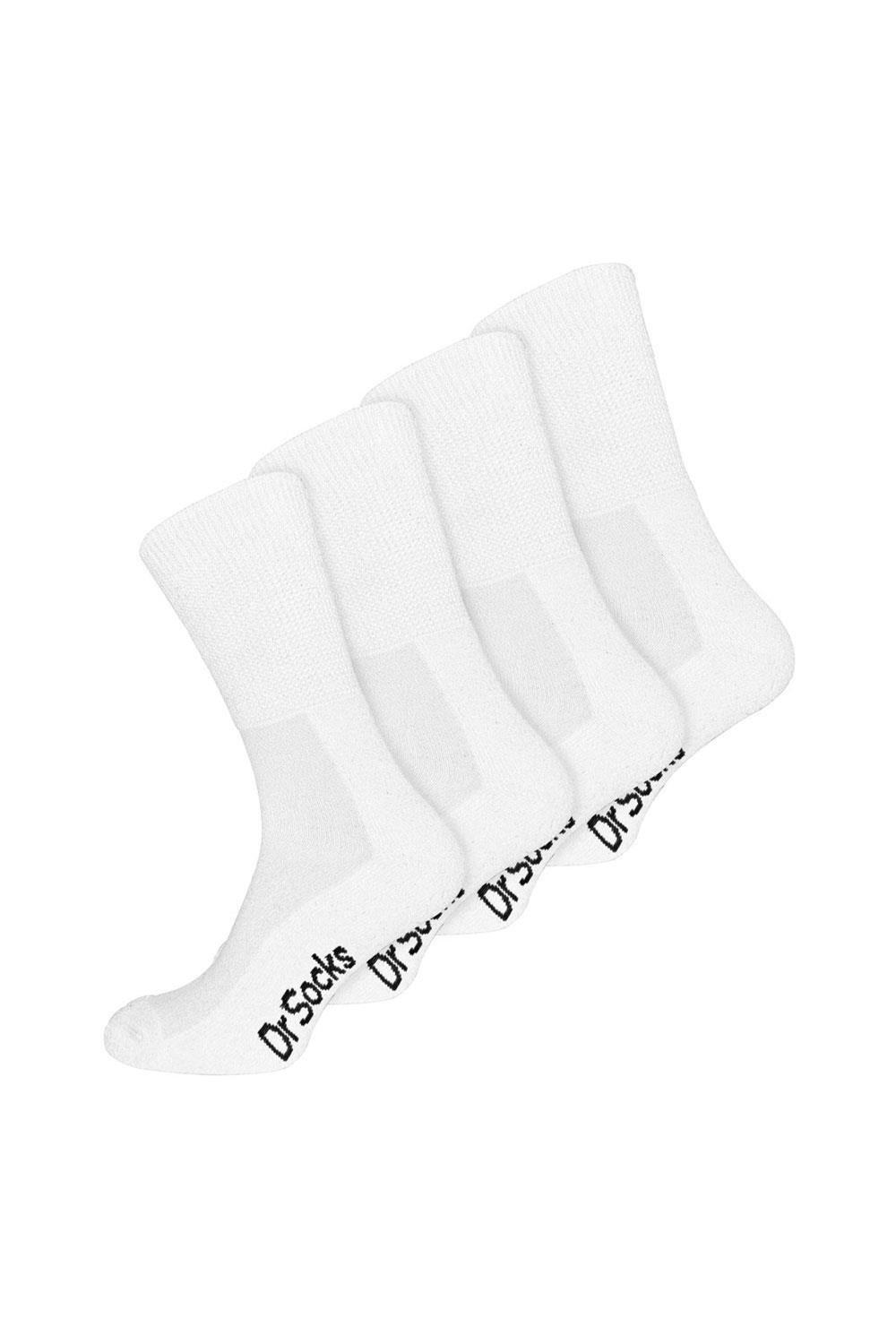 4 Pair Extra Wide Bamboo Diabetic Non Elastic Socks for Swollen Feet