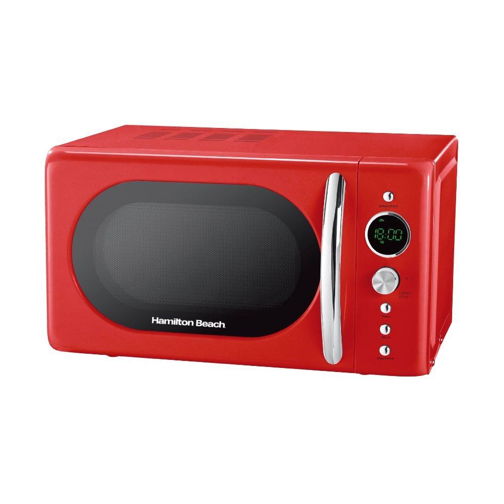 20L Retro Red Microwave