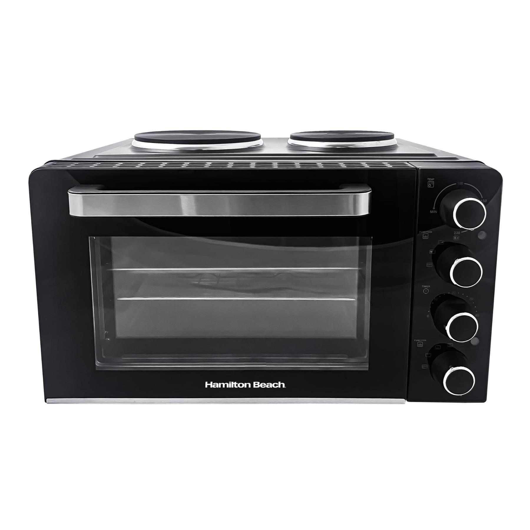 28L Mini Oven with Double Hotplate
