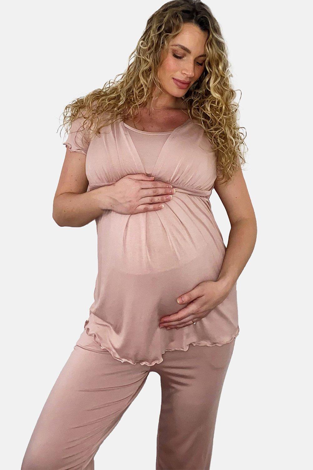 Pink Maternity & Nursing Pyjamas