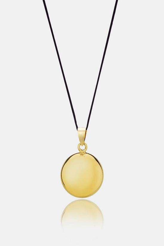 Lily & Ribbon Gold Maternity Chime Necklace 1