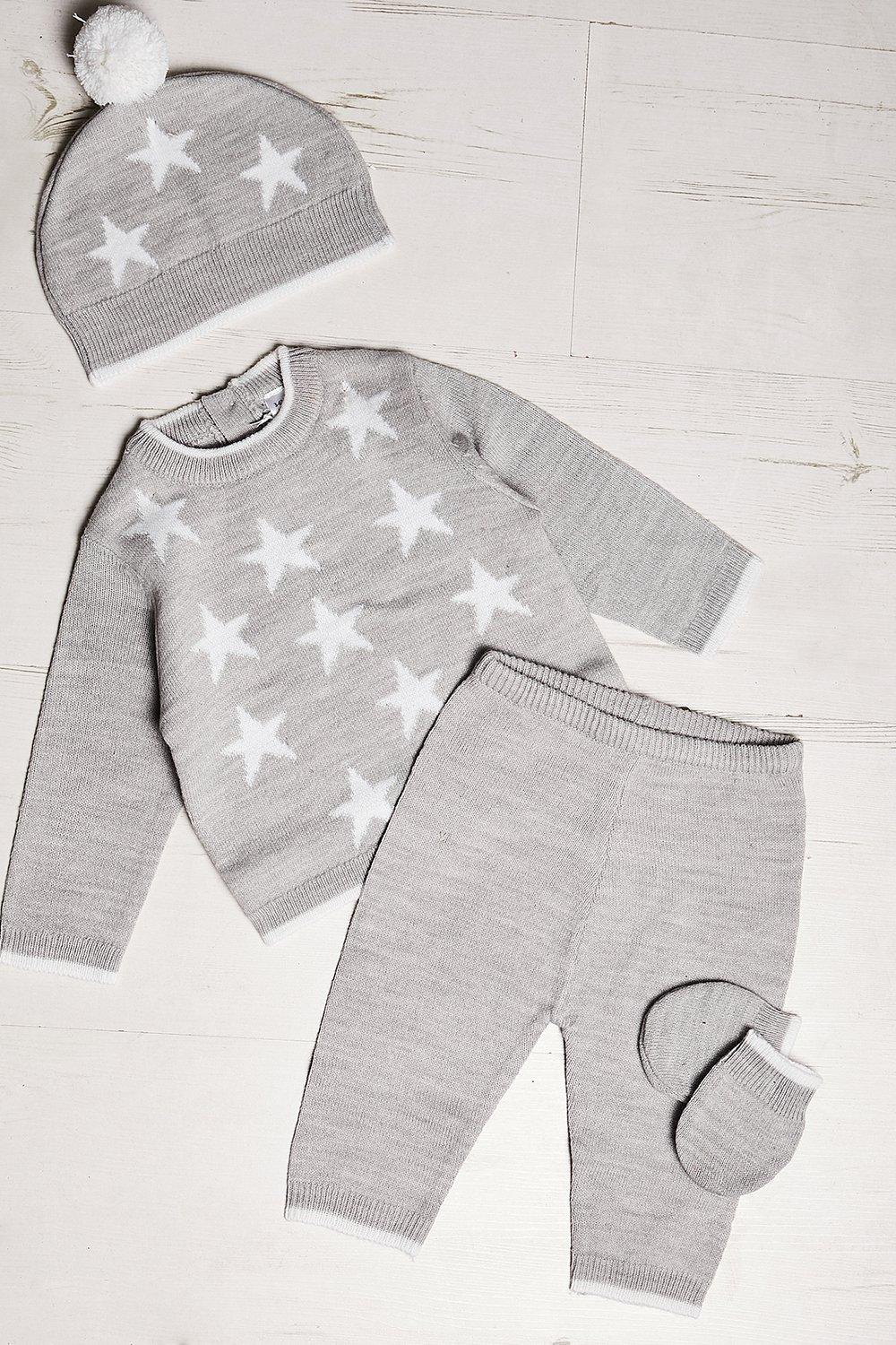 Baby Box Gift Set - 4 Piece Clothing - Star Print