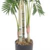 Leaf 120cm (4ft) Realistic Artificial Areca Palm with pot with Gold Metal Planter thumbnail 4