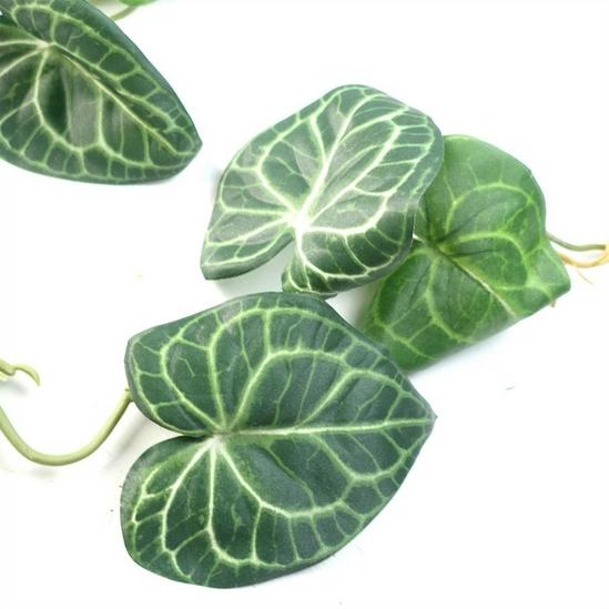 Leaf 6 x 100cm Artificial Hanging Trailing Rounded Ivy Plant 3
