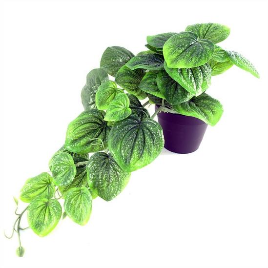 Leaf 35cm Artificial Trailing Green Potted Pothos Plant 1