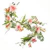 Leaf 180cm Artificial Hanging Trailing Pink Lily Plant Garland thumbnail 1