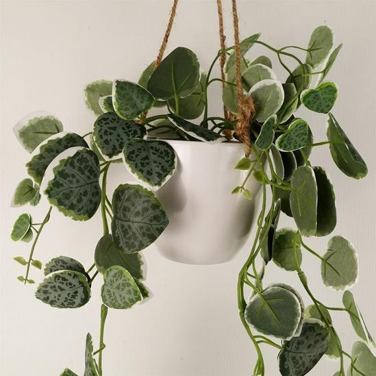 Leaf 90cm Artificial Potted Trailing Hanging Natural Look Plant Realistic - String of Hearts 3