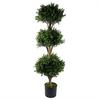 Leaf 120cm Buxus Triple Ball Artificial Tree UV Resistant Outdoor thumbnail 1