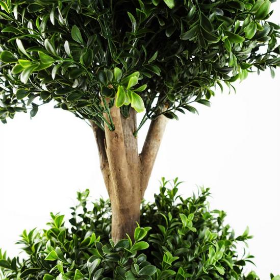 Leaf 120cm Buxus Triple Ball Artificial Tree UV Resistant Outdoor 2