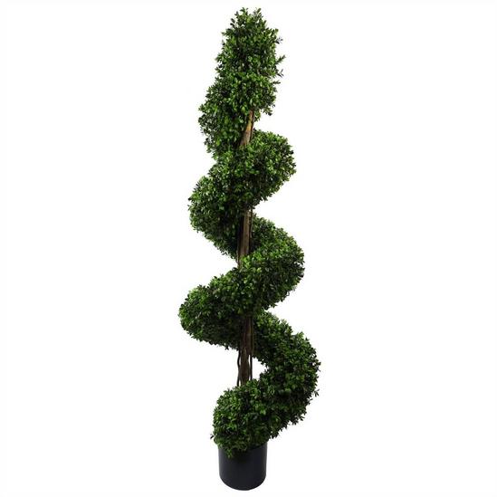Leaf 150cm Sprial Buxus Artificial Tree UV Resistant Outdoor 1