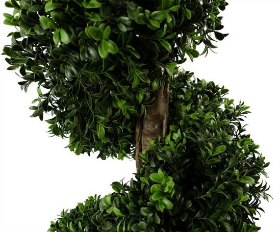 Leaf 150cm Sprial Buxus Artificial Tree UV Resistant Outdoor 4
