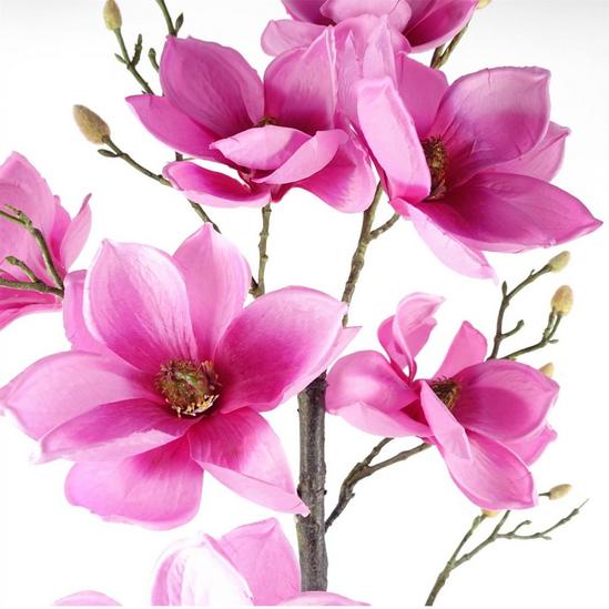 Leaf 110cm Magnolia Artificial Tree Pink Potted 2