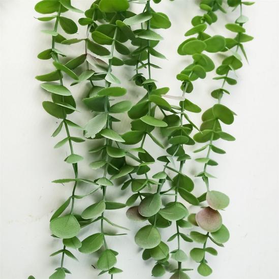 Leaf 6 x 80cm Artificial Hanging Trailing Eucalyptus Plant 2