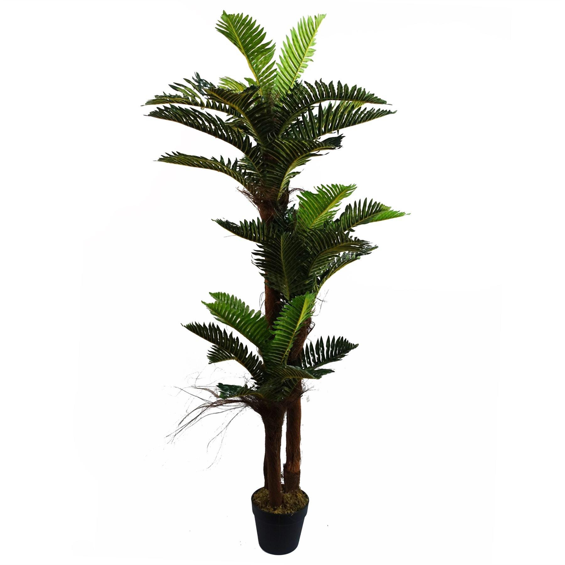 150cm Artificial Large Palm Tree with Natural Trunk