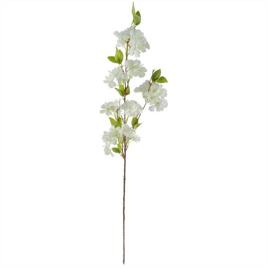 Leaf Leaf 100cm Poppy and White Blossom Arrangement Glass Vase 6
