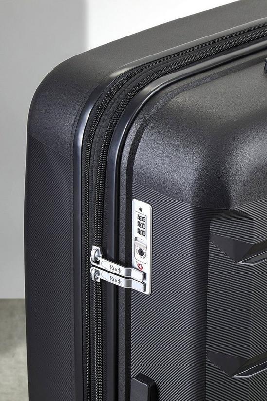 Rock Tulum 3 Pc Set 8 Wheel Hardshell Expandable Suitcases 4