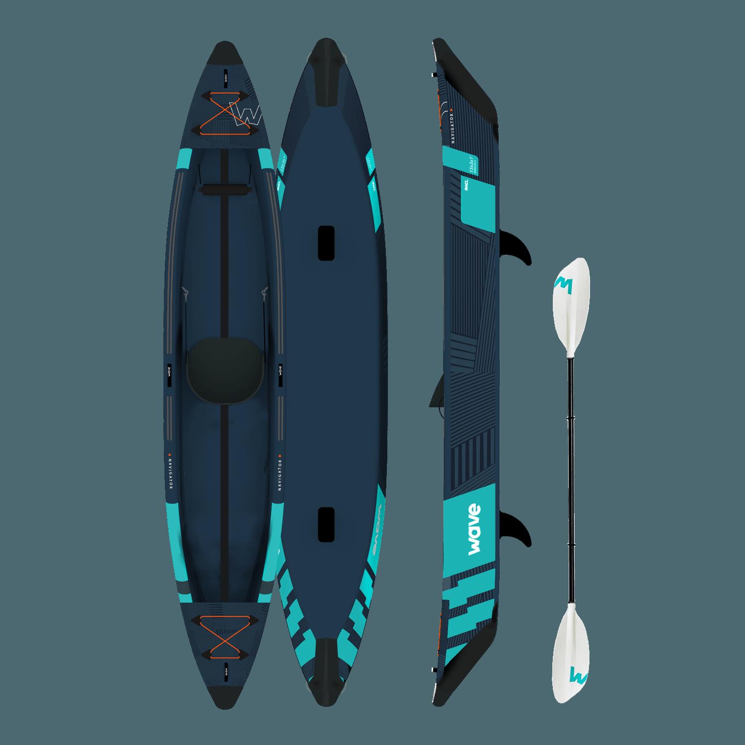 Navigator Drop Stitch 1/2 Person Kayak - 1 Seater Package