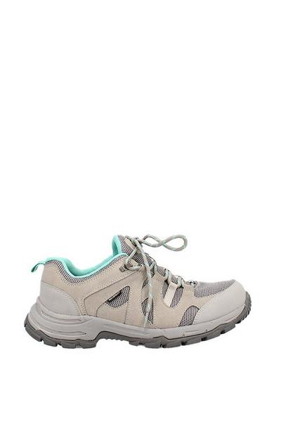 Ava Wide Fit Women's Suede Lace Up Flat Hiking Style Shoe