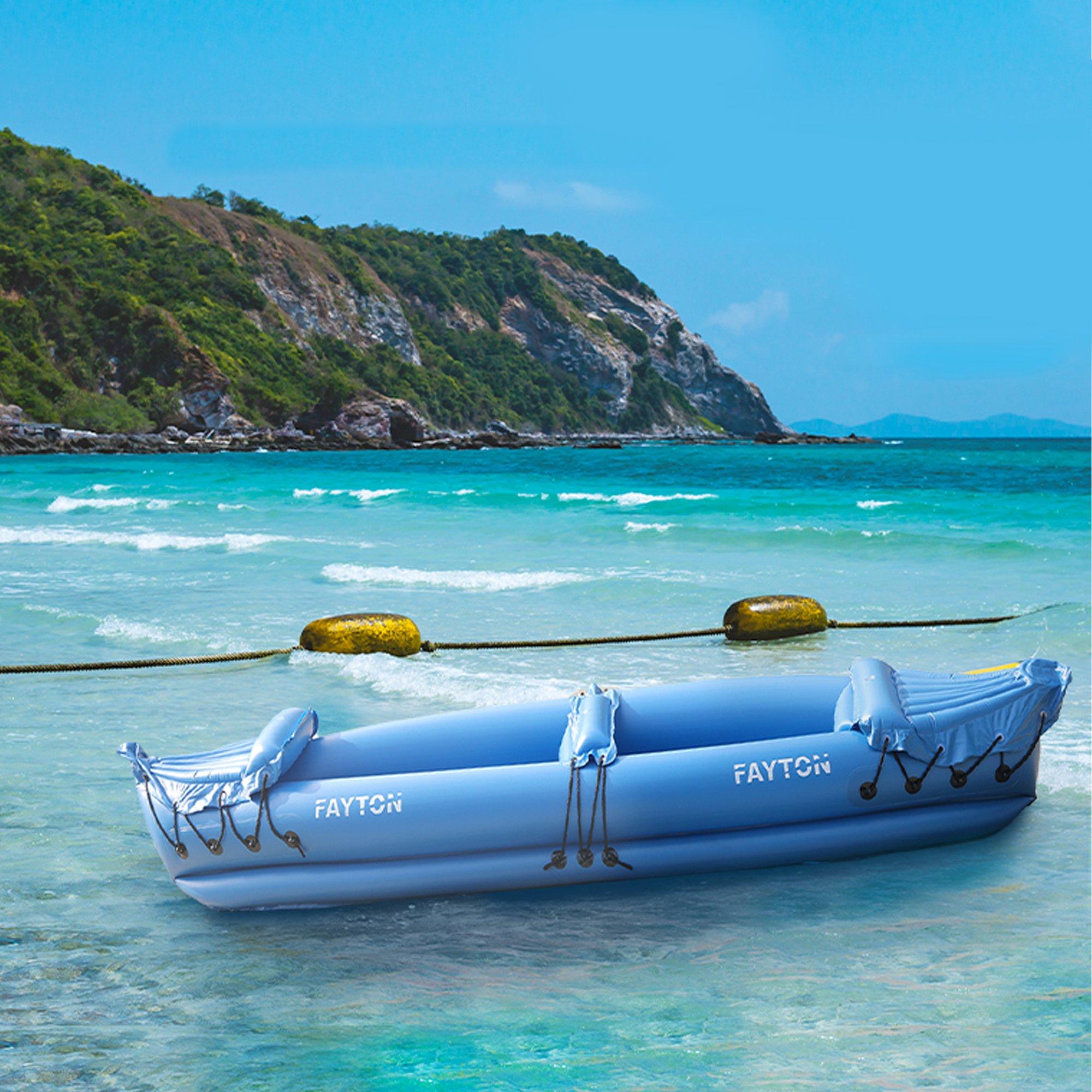 Single/Double Seater Inflatable Kayak with Paddles and Kit