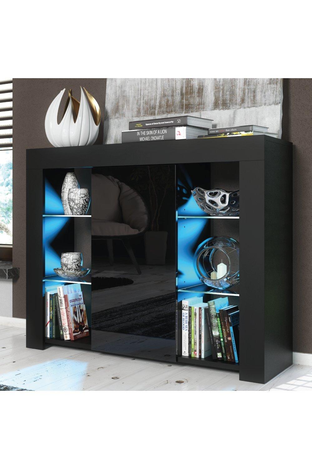 Sideboard 97cm Modern  Display Cabinet Cupboard TV Stand