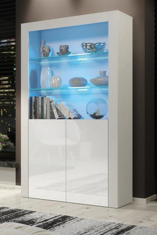 Creative Furniture Display Cabinet 170cm Modern Sideboard 2 Doors Cupboard TV Stand 1