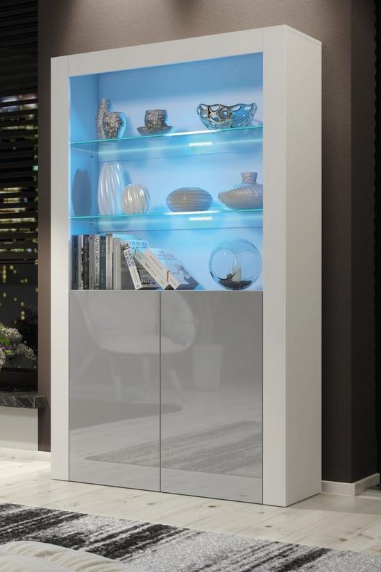 Creative Furniture Display Cabinet 170cm Modern Sideboard 2 Doors Cupboard TV Stand 1
