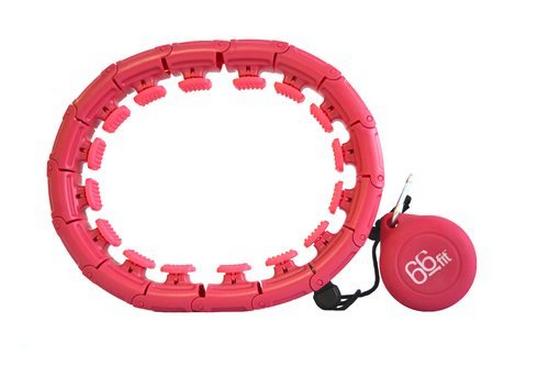 66fit 66fit Weighted Hula Hoop - Pink 1