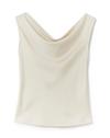 ANOTHER SUNDAY Satin Sleeveless Cowl Cami Top In Champagne thumbnail 4