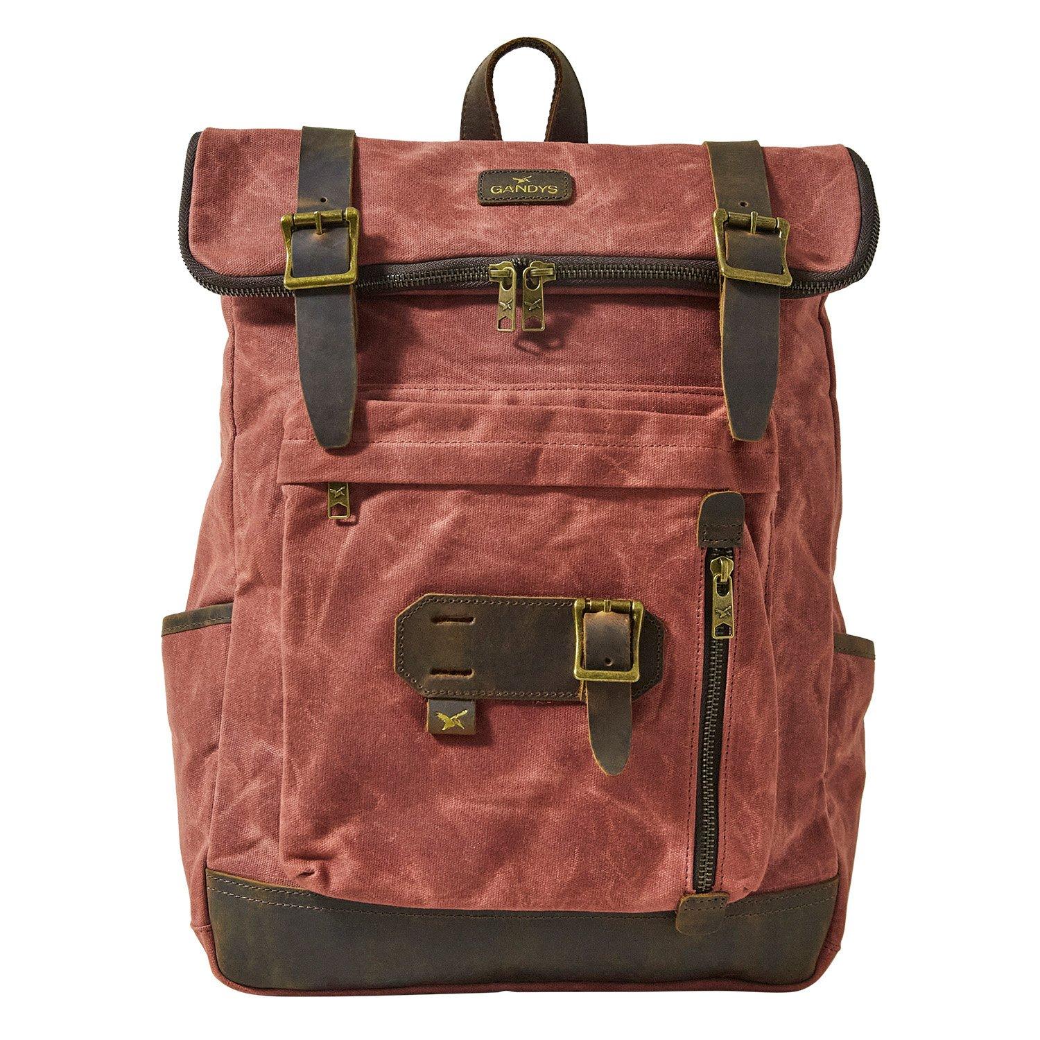 Vintage Red Bali Backpack