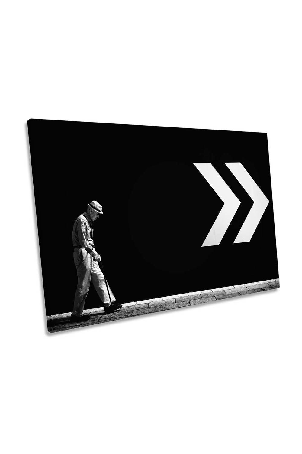 One Way Street Photography Canvas Wall Art Picture Print