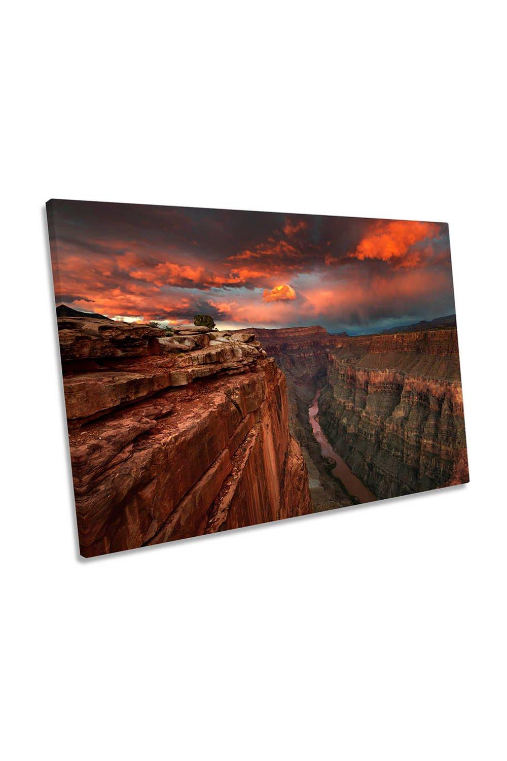 Redemption Grand Canyon Valley Canvas Wall Art Picture Print