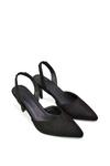 XY London 'Imogen' Pointed Toe Sling Back Stiletto Mid Heel Court Shoes thumbnail 4