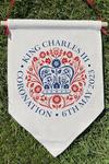 Love Lumi English King Charles Coronation Commemorative Pendant Garden Flag thumbnail 1